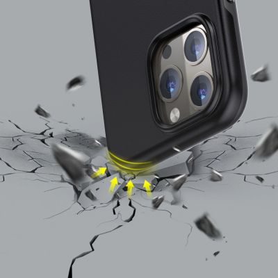 5. Choetech MFM Anti-Drop Case Cover für iPhone 13 Pro Max schwarz (PC0114-MFM-BK)