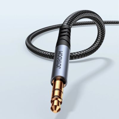 9. Joyroom Stereo-Audiokabel AUX 3,5 mm Miniklinke 1,2 m schwarz (SY-A08)