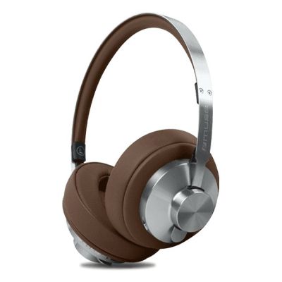2. Muse M-298 SBR Kopfhörer/Headset, kabelgebunden & kabellos, Kopfbügel, Bluetooth-Anrufe/Musik, Braun, Silber