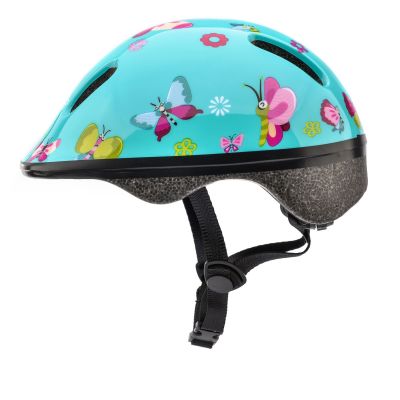 14. METEOR KS06 Schmetterlinge Kinder Fahrradhelm