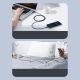17. Baseus Crystal Shine Series Kabel USB-Kabel für schnelles Aufladen und Datenübertragung USB Typ A - Lightning 2.4A 1.2m Lila (CAJY000005)