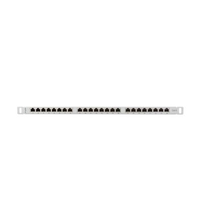 6. Patchpanel Lanberg PPS6-0024-S (0,5U; Kat. 6; 24xRJ-45)