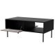 2. CORTINA Couchtisch 100x55x45 schwarz/walnuss