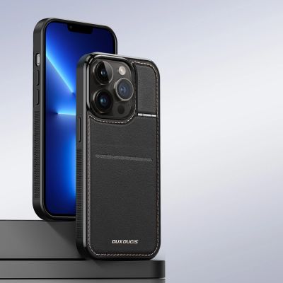 6. 3in1 Wallet Case mit Ständer für iPhone 13 Pro MagSafe RFID Blocker Dux Ducis Rafi Mag – Schwarz