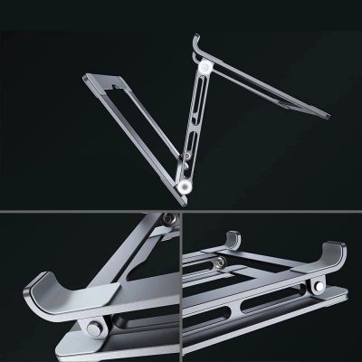 9. Tech-Protect ULS400 universeller ausziehbarer Ständer für einen Laptop bis 17 Zoll – Silber