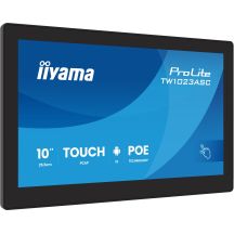 iiyama TW1023ASC-B3P Signage-Display Kiosk 25,6 cm (10,1") WLAN 385 cd/m² WXGA Schwarz Touchscreen Integrierter Prozessor Android 24/7