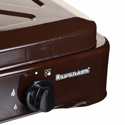 8. Ravanson K-04BR 4-flammiger, verstellbarer Gasherd (braun)