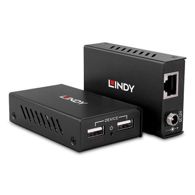 Lindy 43408 AV Extender AV-Sender und -Empfänger Schwarz