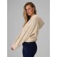 3. Kapuzenpullover mit dekorativer Jet-Applikation für Damen 4F 4FWAW26TSWSF2670-12S