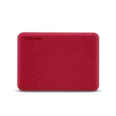 2. Toshiba Canvio Advance Externe Festplatte 4 TB 2,5" USB Typ-A 2.0/3.2 Gen 1 (3.1 Gen 1) Rot