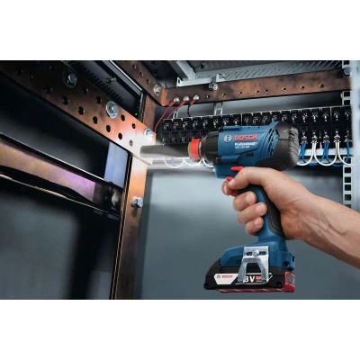 3. BOSCH Schlagschrauber 18V 1/2" / Sechskant 1/4" 180 Nm SOLO