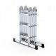 4. AWTOOLS Multifunktionale Aluminiumleiter 4x3
