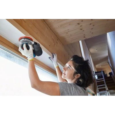 2. Bosch GEX 18V-125 Profi-Exzenterschleifer, 10.000 U/min, 20.000 Hübe/min, Schwarz, Blau, Grau, Rot