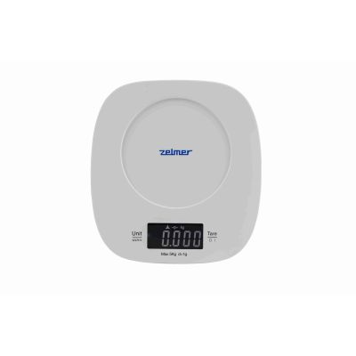 5. Küchenwaage mit Schüssel 5 kg ZKS1451 Zelmer Elfenbein