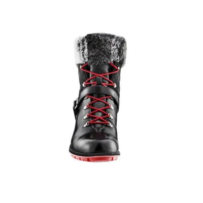 9. Rossignol W 1907 Megeve Schwarze Hochglanzschuhe