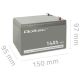 6. Qoltec 53045 wartungsfreie Batterie