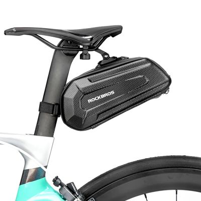 4. Rockbros B69 Fahrradsatteltasche 1,8l mit Easy-Release-System – Schwarz