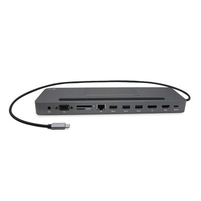 7. i-tec Metal C31FLATDOCKPDPRO Dockingstation, kabelgebunden, USB 3.2 Gen 1 (3.1 Gen 1), Typ-C, Grau