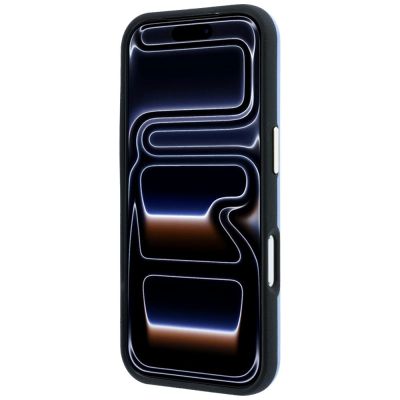 5. Guess Smooth & Big Strass Logo Hülle für iPhone 18 Pro / 17 Pro - Blau