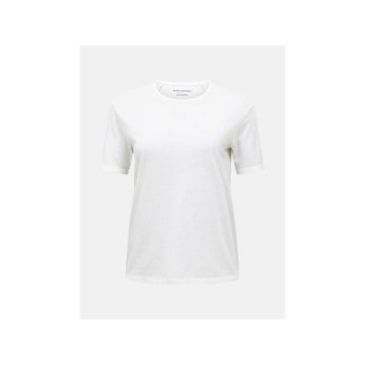 PEAK PERFORMANCE Damen Kurzarmshirt aus Wollmischung, Weiß