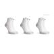 Rogelli CORE Laufsocken 3er-Pack, weiß, 44–47