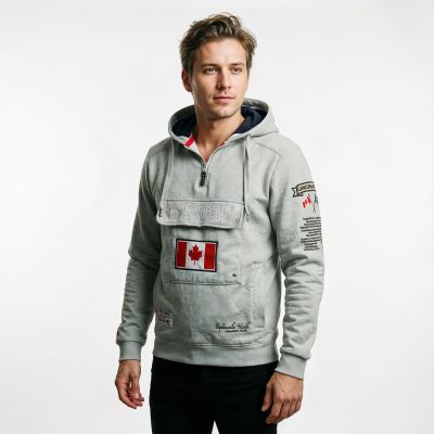 3. Canadian Peak GALAPAGOS BGREY CP MEN 054 POP Sweatshirt (RBMWW3826H/CP-GRIS MÉLANGÉ)