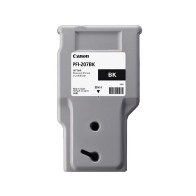 Canon PFI-207 BK Tintenpatrone, 1 Stück, Original Schwarz