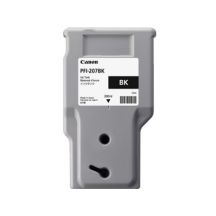 Canon PFI-207 BK Tintenpatrone, 1 Stück, Original Schwarz