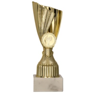 6. ZORA Gold-Plastikbecher