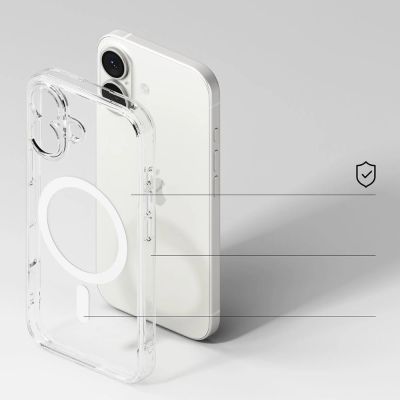 4. Ringke Fusion Magnetic MagSafe Case für iPhone 17 - Transparent