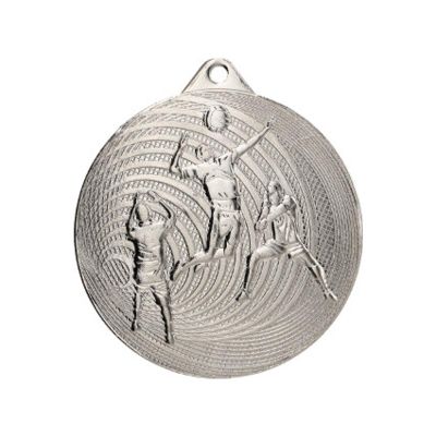 10. Silbermedaille Volleyball Stahlmedaille MMC3073/S