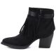 2. Damen-Cowboystiefel mit Fransen, gefüttert, schwarz, M.Daszyński