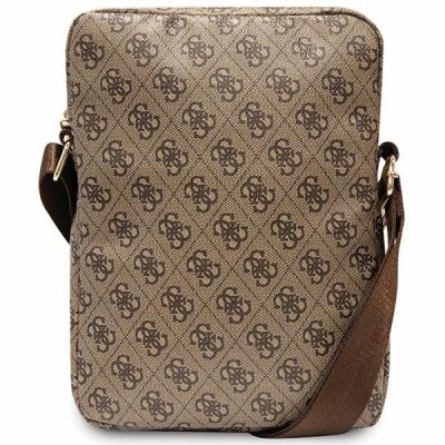 3. Guess Bag GUTB10P4RPSW 10" braun/braun 4G Stripes Tablet-Tasche