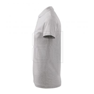 2. Malfini Single J. M MLI-20203 hellgraues Melange-Poloshirt