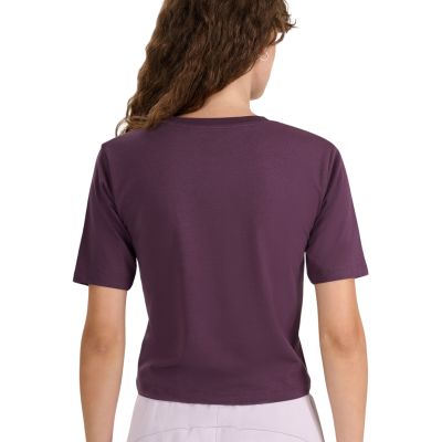 9. Damen T-Shirt 4F F2971 dunkelviolett 4FWAW25TTSHF2971 50S