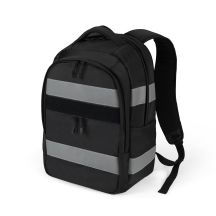 DICOTA Hi-Vis V2 Rucksack Schwarz Polyethylenterephthalat (PET), thermoplastische Polyurethan-Elastomere (TPU)