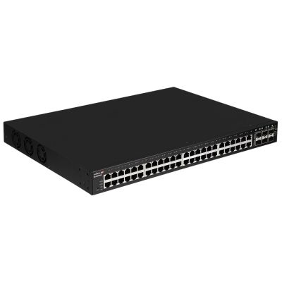 4. Edimax 54-Port Gigabit PoE+ Smart Internet Switch für große Reichweiten mit 6 SFP+ 10G Ports