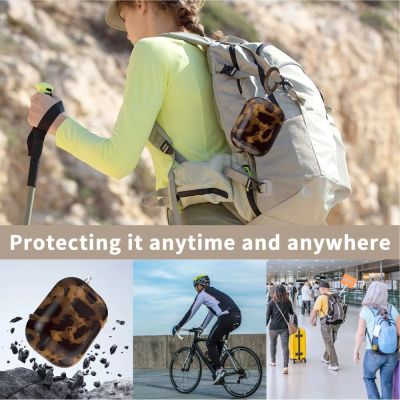 9. Tech-Protect Lamano Hülle für AirPods Pro 1 / 2 - schwarz und braun