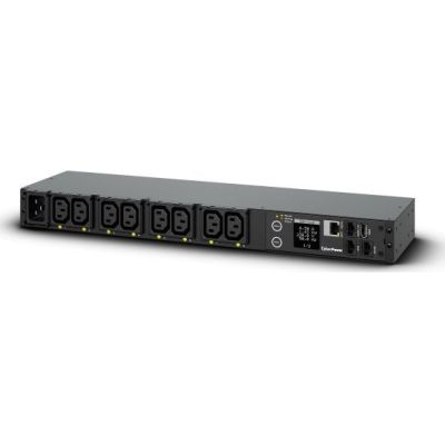 2. CyberPower PDU41005 PDU 8-fach Stromverteilungseinheit 1U schwarz
