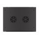 10. Wandregalschrank 19" 9U 600X450 SCHWARZ PERFORIERT TÜR LANBERG (FLAT PACK)