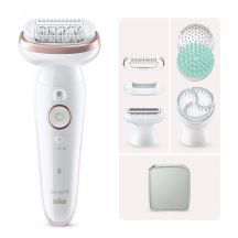 Braun Silk-épil 9 SkinSpa 40 Pinzetten Roségold, Weiß