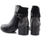 10. Gefütterte Damen-Ankle-Boots mit Blockabsatz, schwarz, Potocki SZ12873