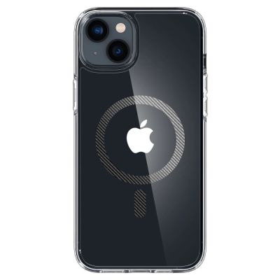 2. Spigen Ultra Hybrid Mag Case mit MagSafe für iPhone 14 Plus – Transparentes Grau