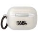 2. Karl Lagerfeld KLAPHNKCTGT Airpods Pro Cover transparent Gliter Karl&Choupette