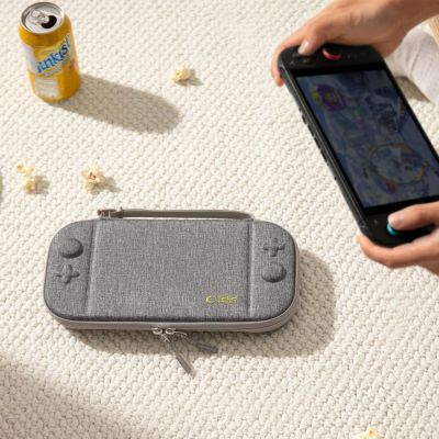 10. Tech-Protect Slim Pouch für Nintendo Switch 2 – Grau