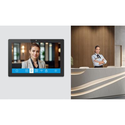 10. iiyama TW1023ASC-B3P Signage-Display Kiosk 25,6 cm (10,1") WLAN 385 cd/m² WXGA Schwarz Touchscreen Integrierter Prozessor Android 24/7