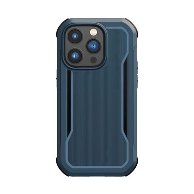 Raptic X-Doria Fort Case iPhone 14 Pro mit gepanzerter blauer MagSafe-Hülle