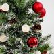 3. Dekorativer Weihnachtsbaum Kaprun im 20-LED-Topf mit Kugeln, Höhe: 90 cm