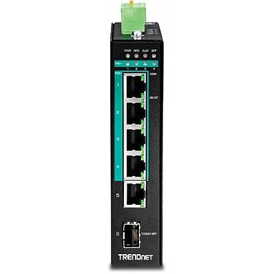2. TRENDnet Industrie Switch 6-Port Gbit Manag.L2+ PoE+ Metall