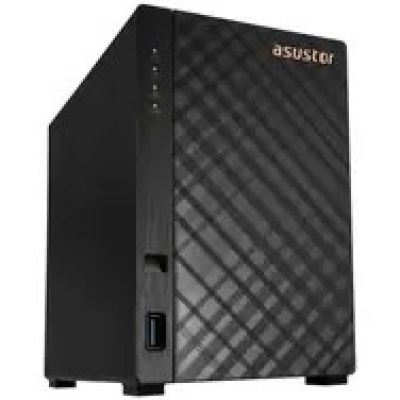 13. NAS Asustor AS1102TL; Tower; 2x (3,5" SATA HDD); Realtek RTD1619B; 1 GB DDR4, 1x 1GbE, 1x USB 3.2, 1x USB 2.0